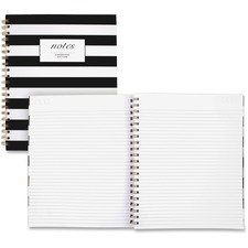 Acco MEA 59010 Cambridge Hardcover Wirebound Notebook - 160 Pages - Tw