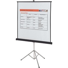 Acco QRT 570S Quartet Manual Projection Screen - 1:1 - Matte White - 7