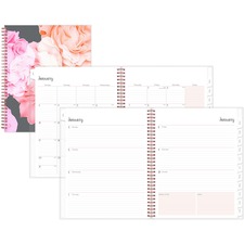 Blue BLS 110394 Joselyn Weeklymonthly Planner - Monthly, Weekly - 1 Ye