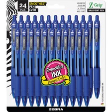 Zebra ZEB 12225 Pen Z-grip Retractable Ballpoint Pens - Medium Pen Poi