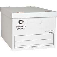 Business BSN 42051 Economy Storage Box With Lid - External Dimensions: