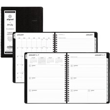 Blue BLS 123850 Aligned Weeklymonthly Notes Planner - Monthly, Weekly 