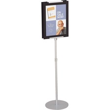 Acco QRT 7923 Quartet 2-sided Freestanding Sign Stand - 1 Each - 73 He