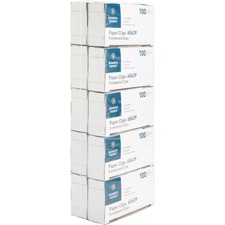 Business BSN 65639 Paper Clips - Jumbo - 1000  Pack - Silver - Steel