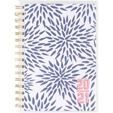 Acco AAG KK104201A At-a-glance Katie Kime Blue Mums Academic Planner -