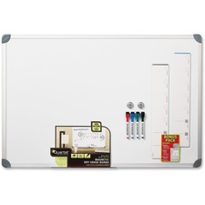 Acco QRT 79378 Quartet Magnetic Dry-erase Board - Aluminum Aluminum Fr