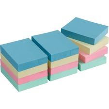 Business BSN 16500 Premium Plain Pastel Adhesive Notes - 1.50 X 2 - Re