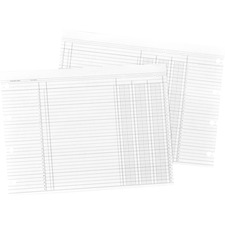 Acco WLJ N1D Wilson Jones Balance Ledger Paper - 24 Lb - Double Sided 