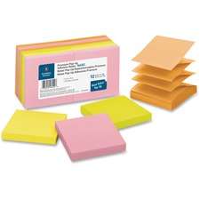 Business BSN 16452 Reposition Pop-up Adhesive Notes - 3 X 3 - Square -