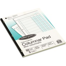 Acco WLJ G7203A Wilson Jones 3-column Write Pads - 50 Sheet(s) - Doubl