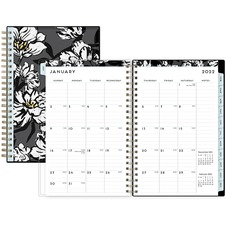 Blue BLS 110212 Baccara Dark Weeklymonthly Planner - Julian Dates - We