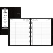 Blue BLS 123844 Aligned 4-person Daily Appointment Book - Weekly, Dail