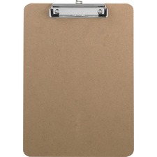 Business BSN 16508 Flat Clip Hardboard Clipboard - 8 12 X 11 - Hardboa