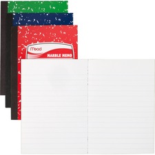 Acco MEA 45417 Mead Square Deal Colored Memo Book - 80 Sheets - Tape B