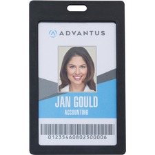 Advantus AVT 97068 Advantus Vertical Rigid Id Badge Holder - Support 2