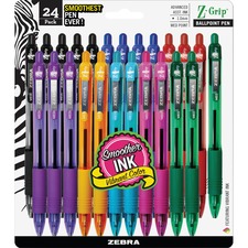 Zebra ZEB 12223 Pen Z-grip Retractable Ballpoint Pens - Medium Pen Poi