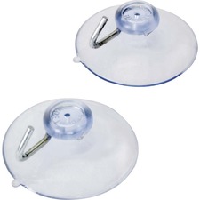 Acco ACC 72461 Acco Suction Cups With Hooks - 4 Lb (1.81 Kg) Capacity 