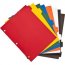 Business BSN 01810 Plain Tab Color Polyethylene Index Dividers - Blank