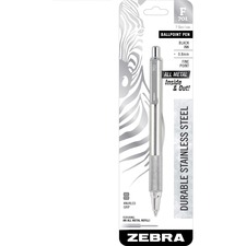 Zebra ZEB 29411 Pen F-701 Retractable Ballpoint Pen - 0.7 Mm Pen Point