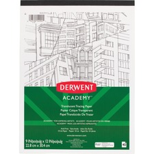 Acco MEA 54992 Derwent Academy Translucent Paper Pad - 40 Sheets - Tap