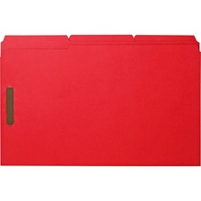 Business BSN 17221 13 Tab Cut Legal Recycled Fastener Folder - 8 12 X 