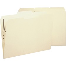 Business BSN 17230 13 Tab Cut Legal Recycled Fastener Folder - 8 12 X 