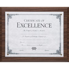 Burnes DAX N15818T Dax Solid Wood Award Plaques - Holds 8.50 X 11 Inse