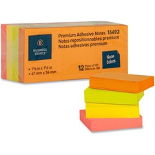 Business BSN 16493 Premium Repostionable Adhesive Notes - 1.50 X 2 - R