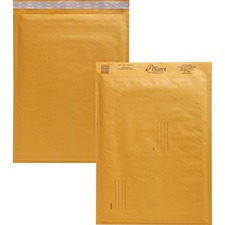 Alliance ALL 10807 Kraft Bubble Mailers - Bubble - 5 - 10 12 Width X 1