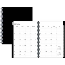 Blue BLS 116055 Enterprise Monthly Planner - Julian Dates - Monthly - 