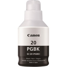 Original Canon 3383C001 Gi-20 Megatank Ink - Inkjet - Black - 1 Each