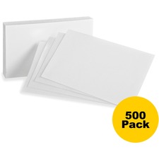 Hamelin OXF 30BD Oxford Printable Index Card - White - 10% - 3 X 5 - 8