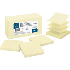 Business BSN 16454 Reposition Pop-up Adhesive Notes - 3 X 3 - Square -