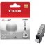 Original Canon 2950B001 Cli-221gy Ink Cartridge - Inkjet - 510 Pages -