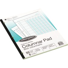 Acco WLJ G7206A Wilson Jones 6-column Write Pads - 50 Sheet(s) - Doubl