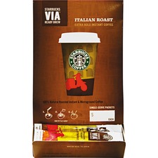 Starbucks SBK 12407827 Starbucks Via Ready Brew Italian Roast Coffee -