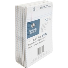 Business BSN 63110 Micro - Perforated Legal Ruled Pads - Jr.legal - 50