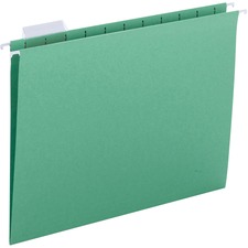 Business BSN 03178 15 Tab Cut Letter Recycled Hanging Folder - 8 12 X 