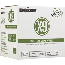 Boise CAS SP8420 Boise X-9 Multi-use Copy Paper, 8.5 X 11 Letter, Splo