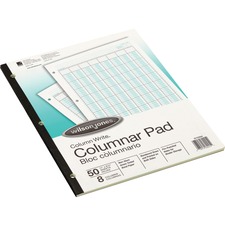 Acco WLJ G7208A Wilson Jones 8-column Writing Pads - 50 Sheet(s) - Dou