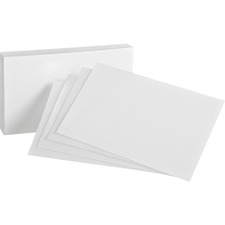 Hamelin OXF 40BD Oxford Printable Index Card - White - 10% - 4 X 6 - 8