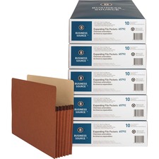 Business BSN 65792CT Letter Recycled File Pocket - 8 12 X 11 - 1200 Sh