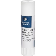 Business BSN 15787 Glue Stick - 0.74 Oz - 1 Each - White