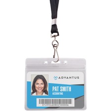 Advantus AVT 91132 Advantus Id Holderlanyard Combo Pack - Support 3.75