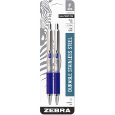 Zebra ZEB 29222 Pen F402 Retractable Ballpoint Pen - Fine Pen Point - 