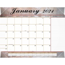 Acco AAG 89702 At-a-glance Monthly Desk Pad - Julian Dates - Monthly -