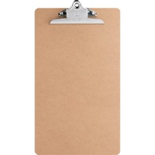 Business BSN 28554 Hardboard Clipboard - 9 X 15 12 - Hardboard - Brown