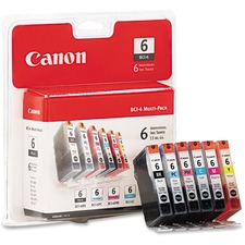 Original Canon 4705A018 Bci-6 Ink Cartridge - Inkjet - Black, Cyan, Ma