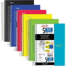 Acco MEA 06184 Mead 9-12 X 6 5-subject Notebook - Wire Bound - 6 X 9 1