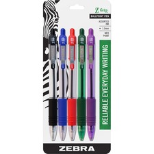 Zebra ZEB 22205 Pen Z-grip Retractable Ballpoint Pens - Medium Pen Poi